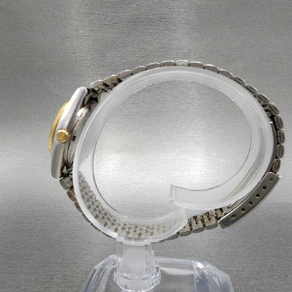Seiko Watch Women 25mm White Dial Two Tone Daydate 7n430011 New Battery6