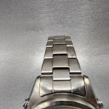 Casio Waveceptor WVQ500 Watch Men 42mm Black Dial Steel Analog Digital Chrono4