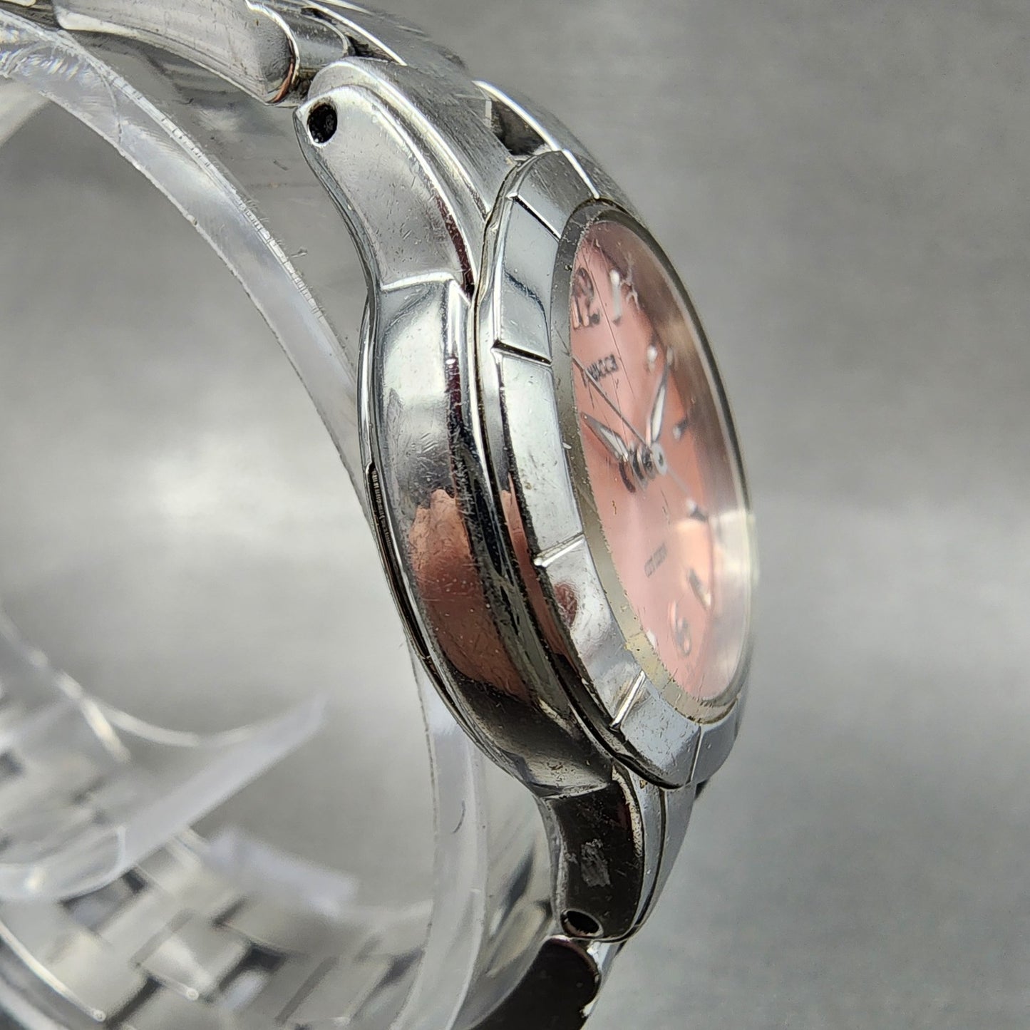 Citizen Wicca Watch Women 24mm Pink Dial Silver Tone 1032S004951 New Battery3