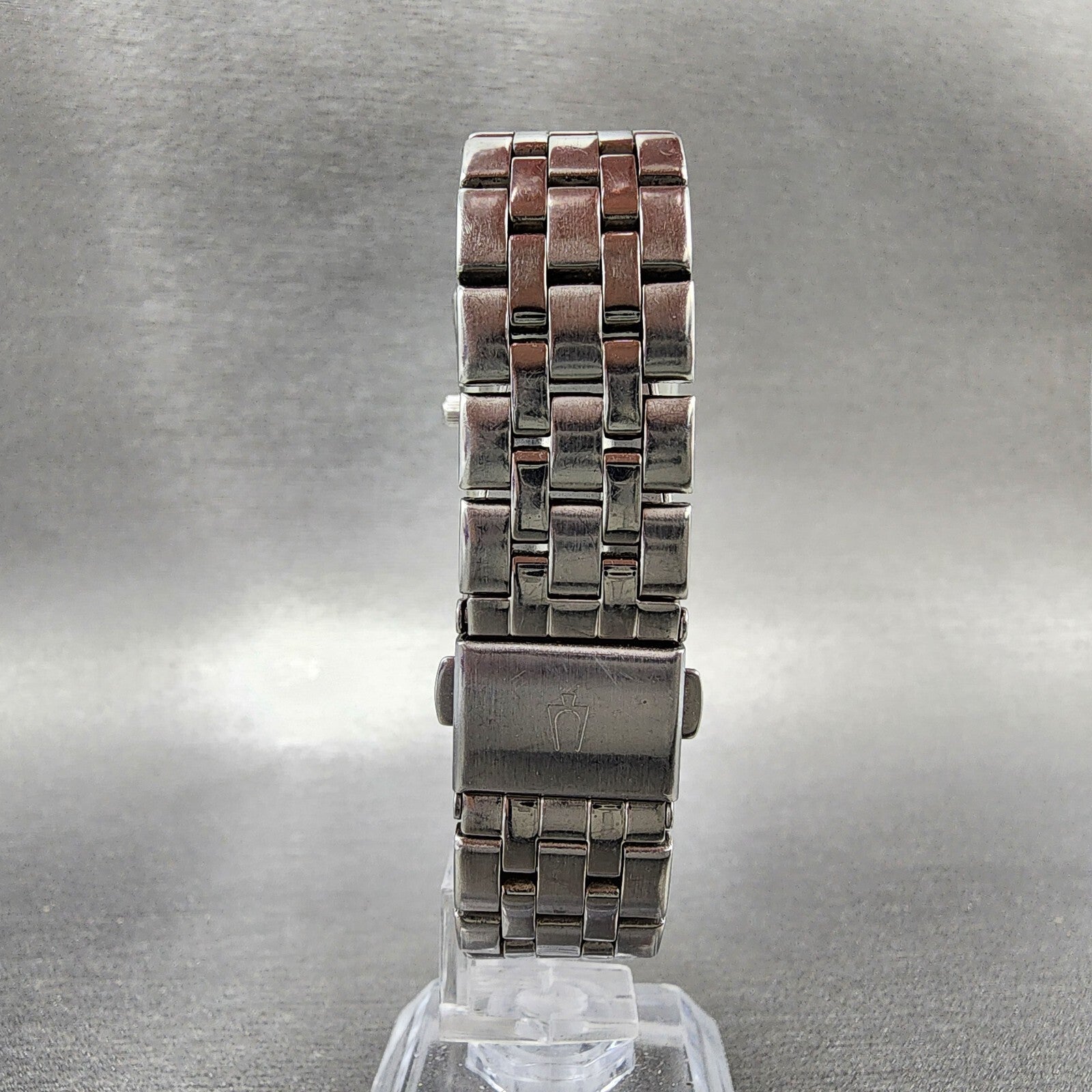 Bulova Tank Watch Women 22mm Silver Dial Steel Rectangle 96L006 New Battery7
