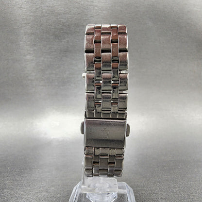 Bulova Tank Watch Women 22mm Silver Dial Steel Rectangle 96L006 New Battery7