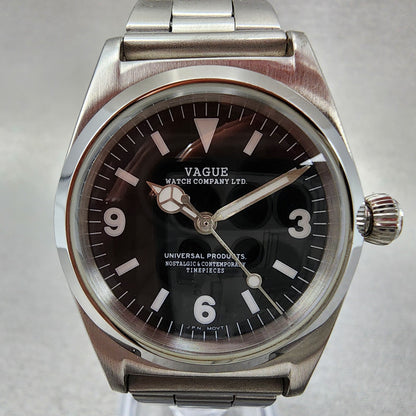 Vague Watch Co Watch Women 32mm Black Dial Steel New Battery Universal Products1