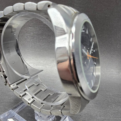 Bulova Harley Davidson Watch Men 42mm Gray Dial Silver Tone 76A157 New Battery3