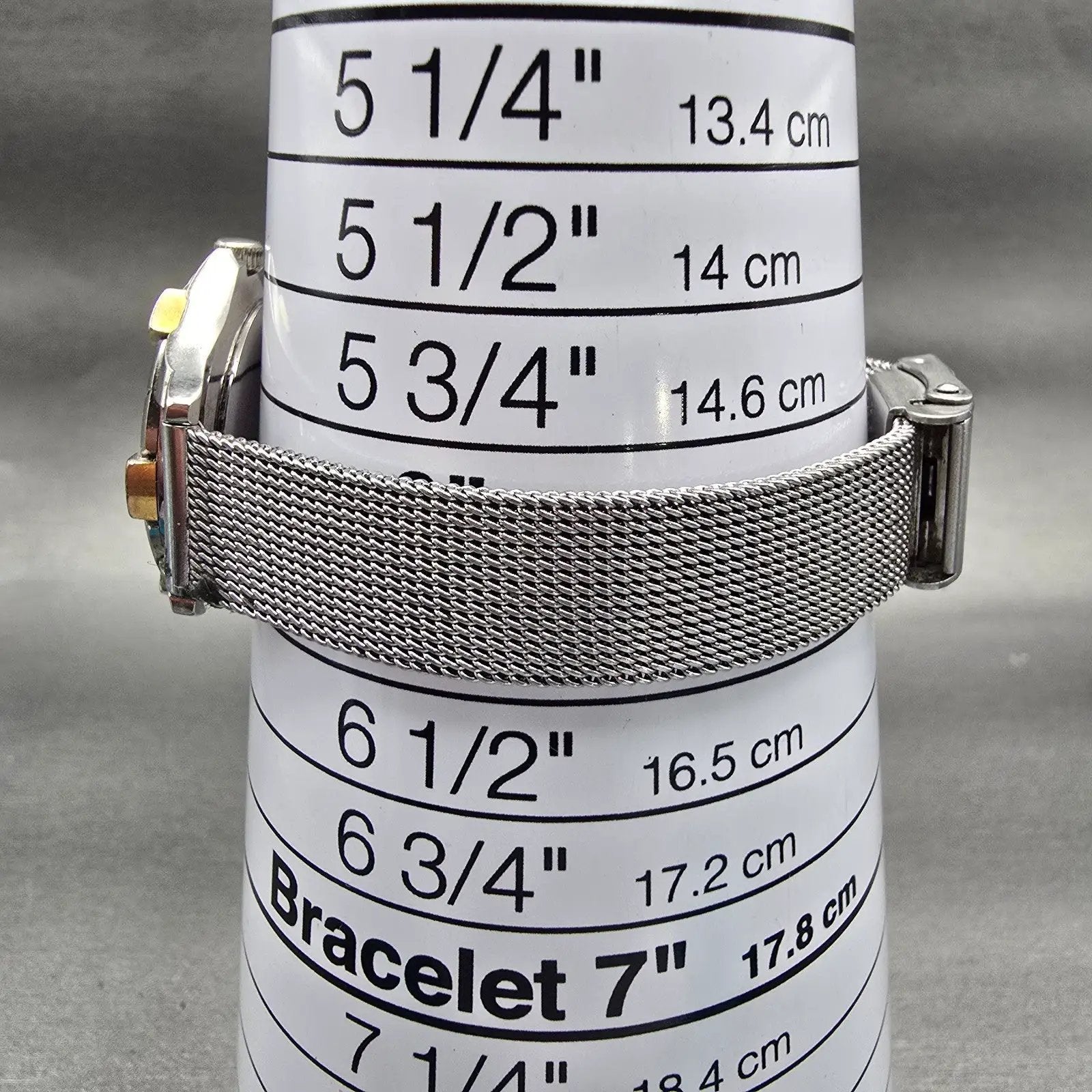 Skagen Denmark Watch Women 26mm Silver Dial Two Tone Date Round 63SGSS New Batt9