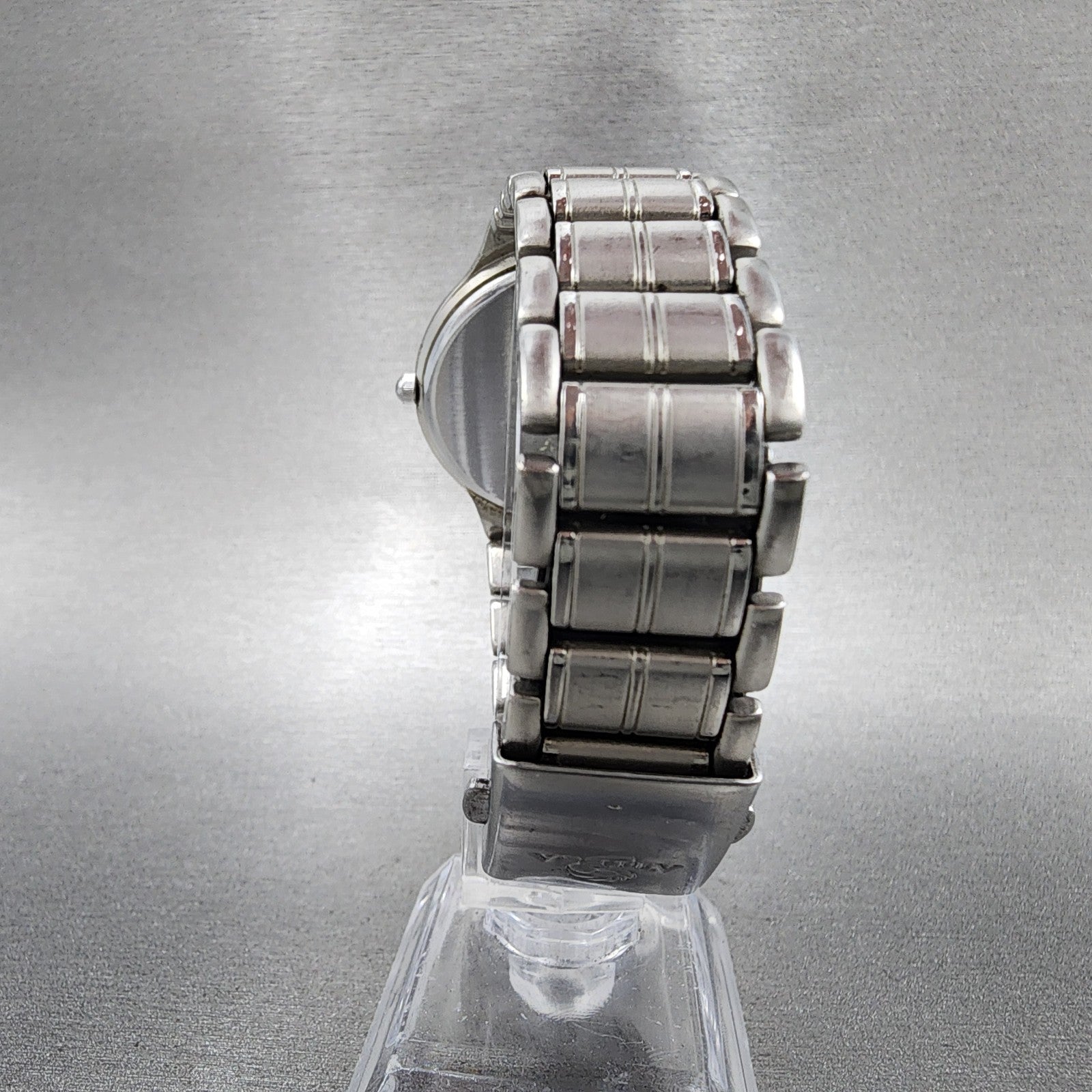 Citizen Attesa EcoDrive Watch Men 36mm Blue Dial Titanium A114H08282 Date Runs7