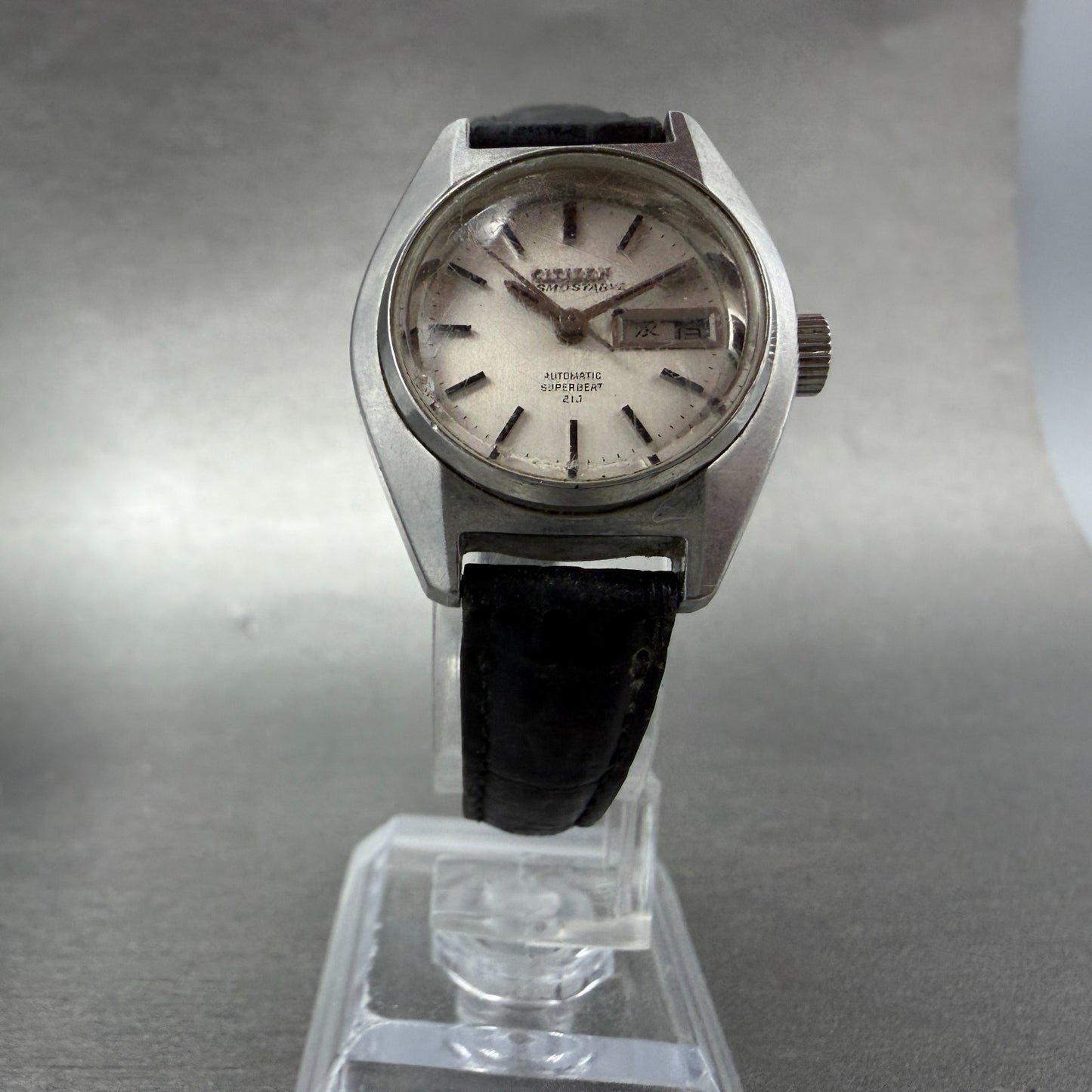 Citizen Cosmostar  V2 Watch Women 26mm Silver Dial Steel Daytdate 4-660340 PARTS6