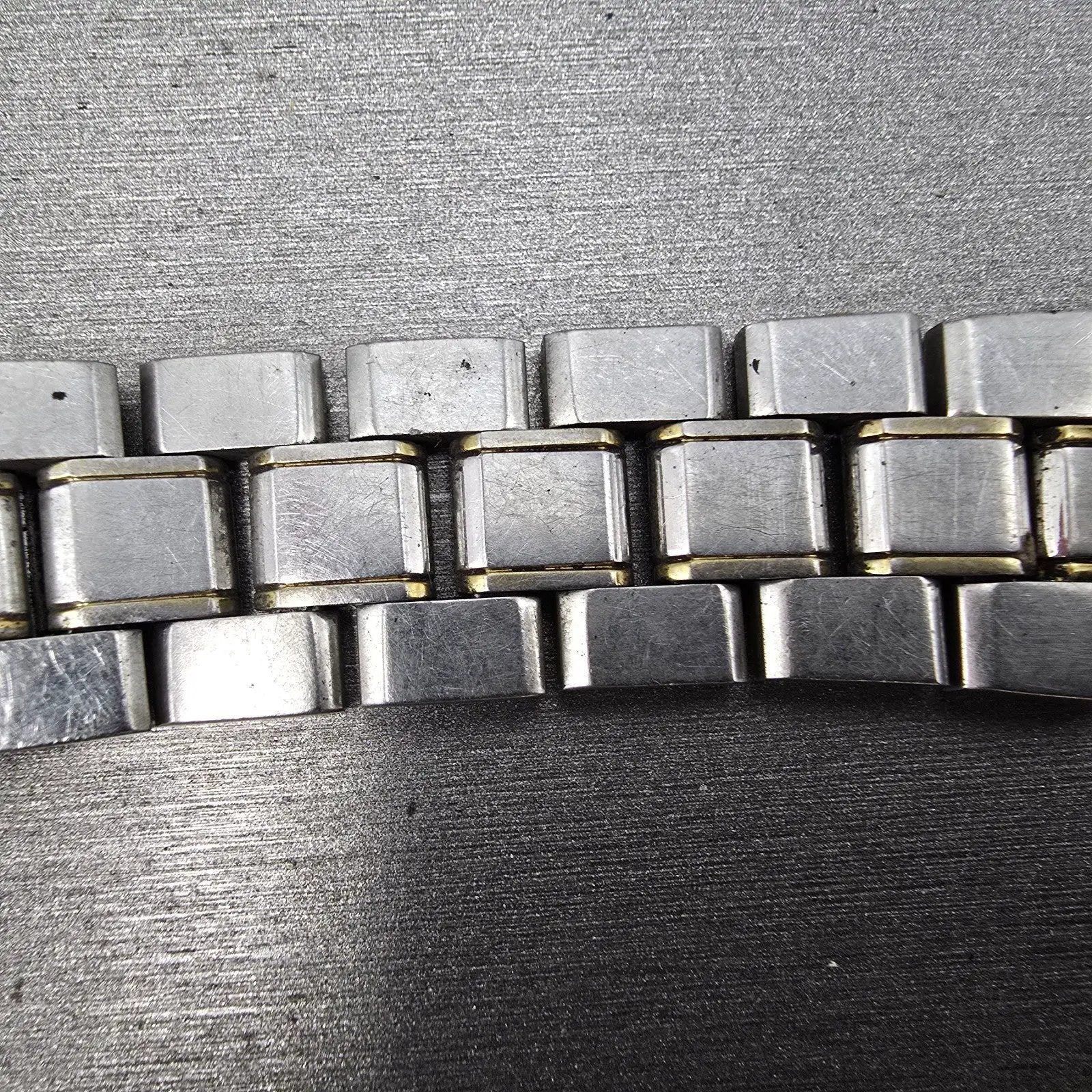 Seiko Bracelet For V742-8119 18mm Stainless Steel Two Tone 4916ZI Vintage3