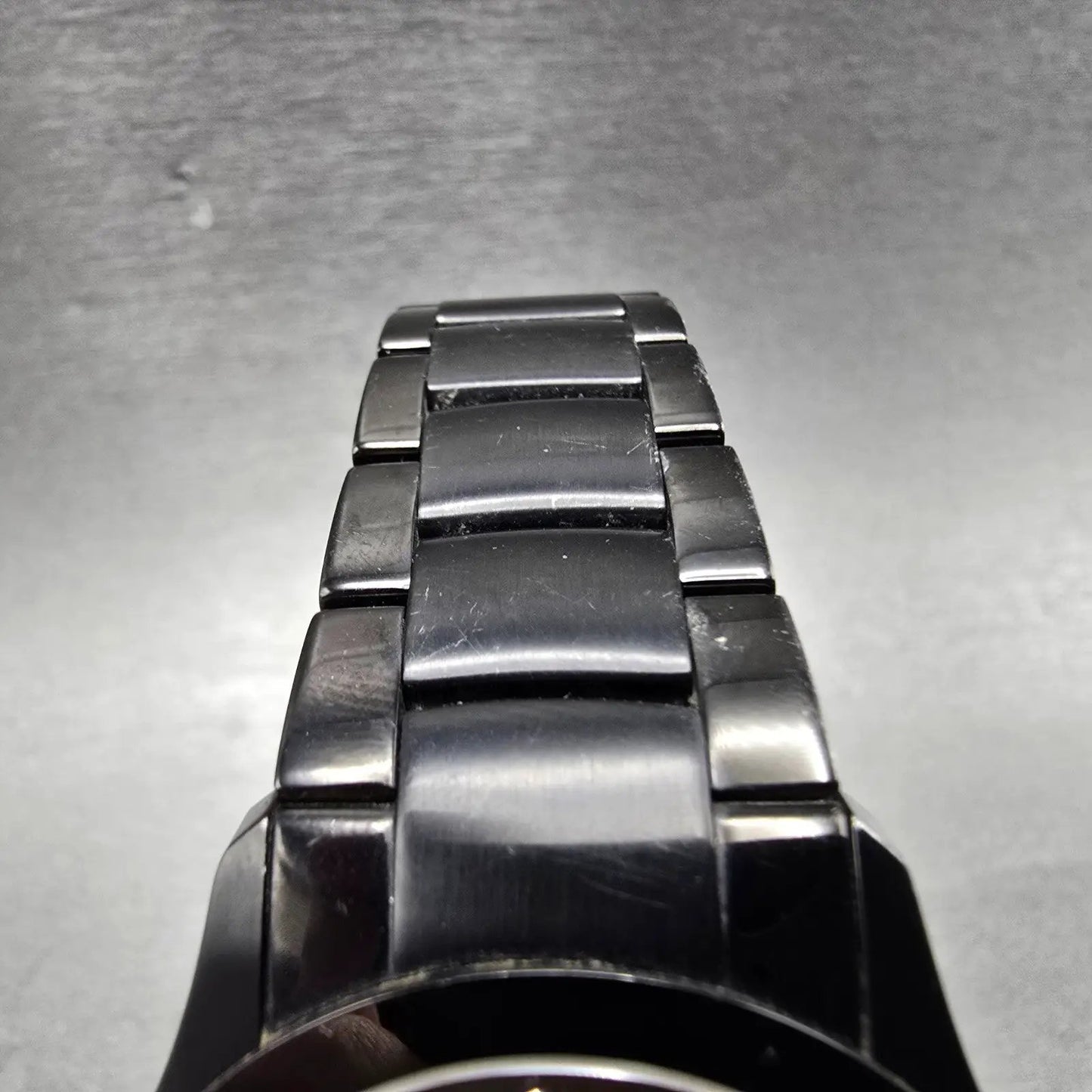 Movado Faceto Watch Men 38mm Black Dial Black Tone 84 G2 1855.A New Battery4