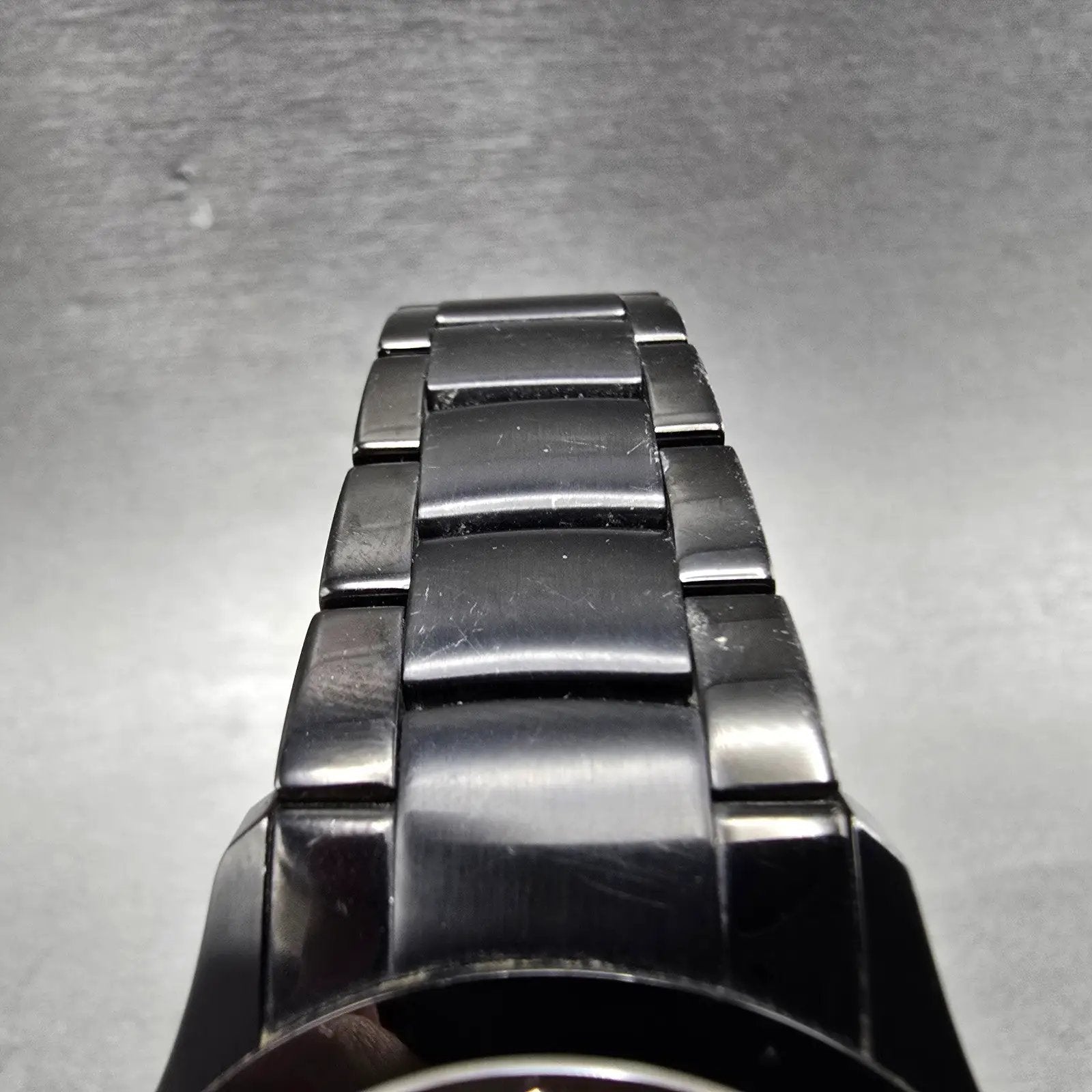 Movado Faceto Watch Men 38mm Black Dial Black Tone 84 G2 1855.A New Battery4