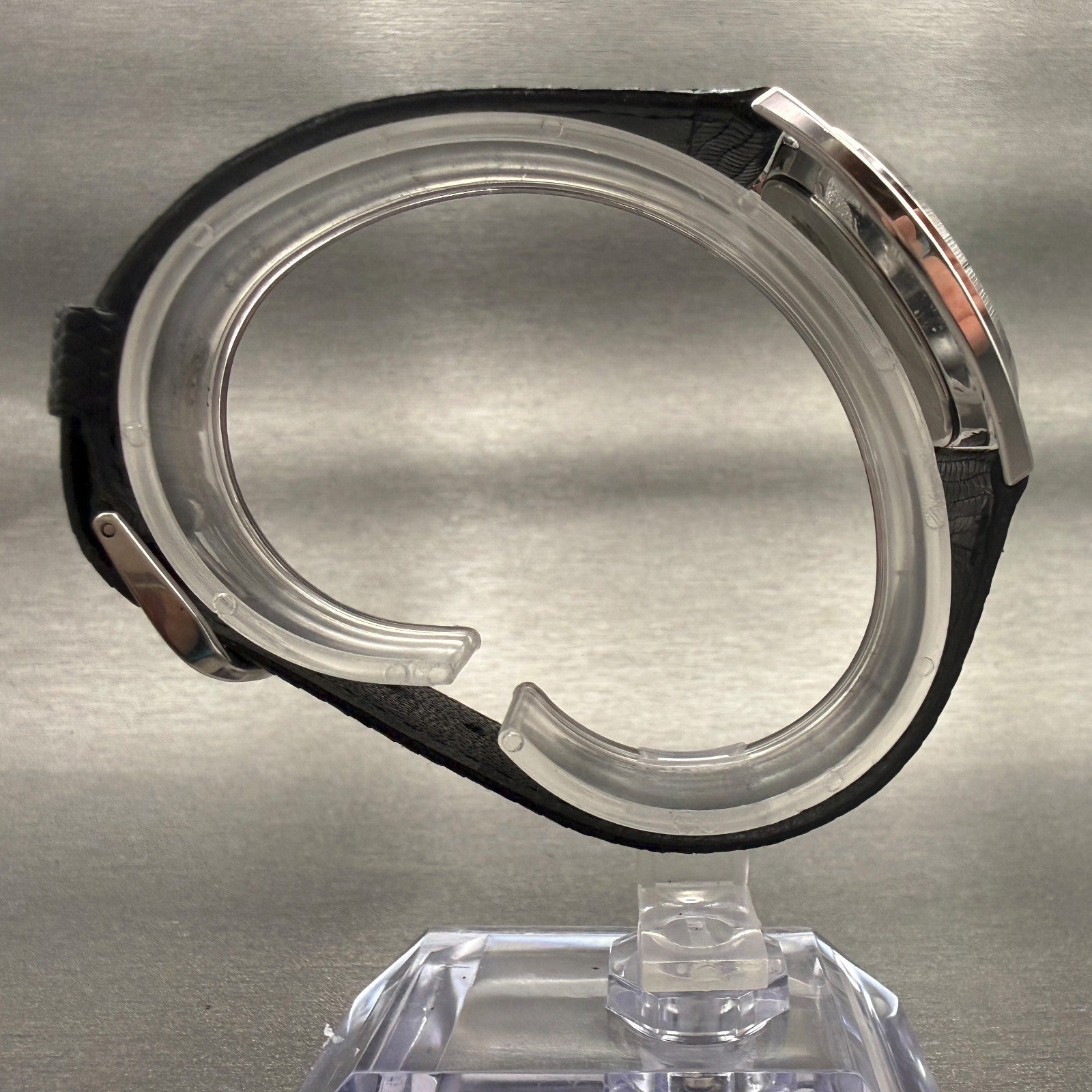 Seiko Watch Men 32mm Black Dial Silver Tone Date Round 7432-6020 New Battery8