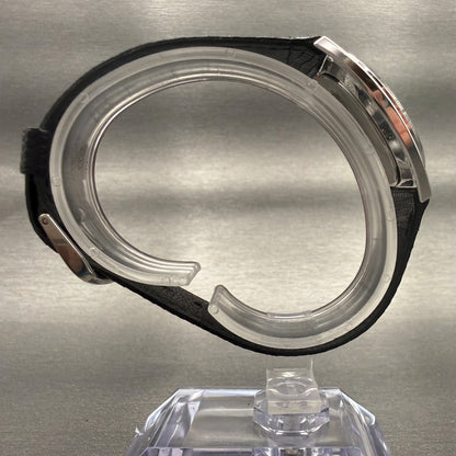 Seiko Watch Men 32mm Black Dial Silver Tone Date Round 7432-6020 New Battery8