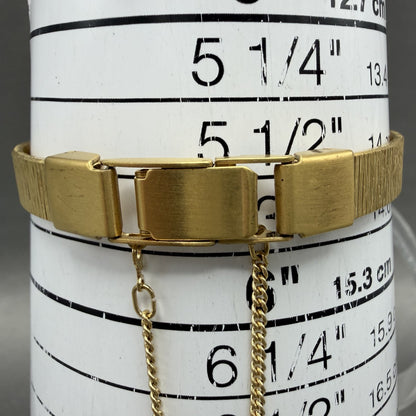 Citizen CQ Watch Women 16mm Cream Dial Gold Tone Octagon 3220-949871 New Batt9