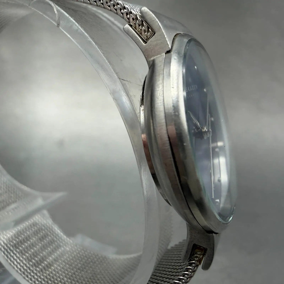 Skagen Watch Women 26mm Blue Dial Silver Tone Date Round 355SSSN New Battery3
