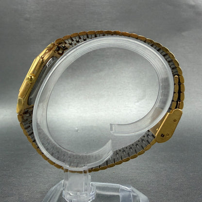 Elgin Watch Unisex 27mm Gold Dial Gold Tone Octagon New Battery Vintage6