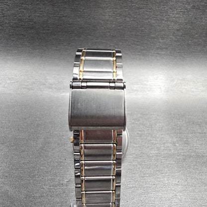 Seiko Spirit Watch Men 33mm Champagne Dial Two Tone Round 7N01-6A70 New Battery7