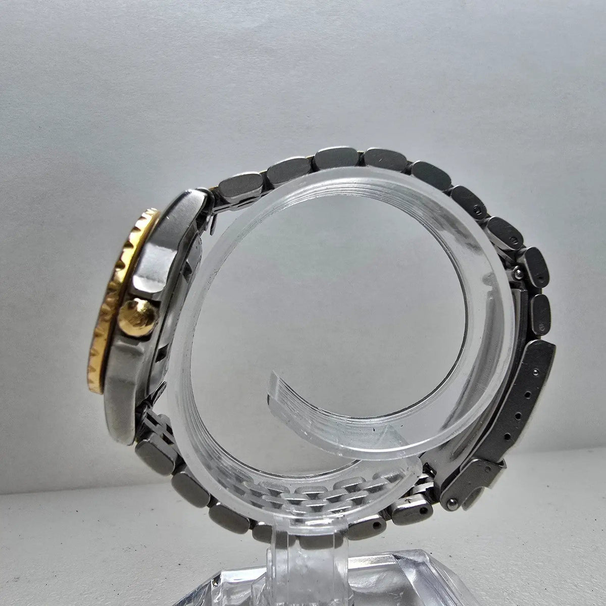 Tag Heuer Professional 200 Dive Watch Women 28mm Gold Dial Two Tone Date NewBatt5