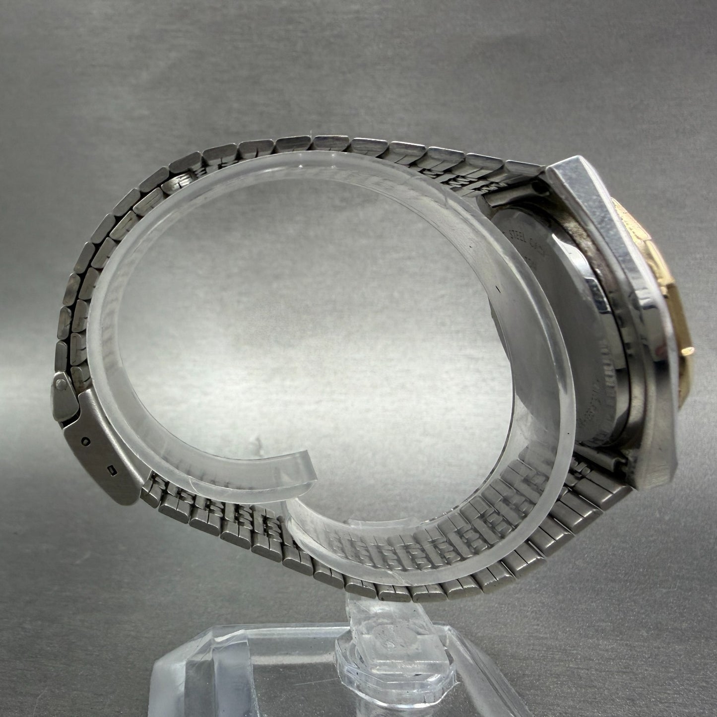 Hamilton Watch Men 35mm Silver Dial Two Tone Daydate Round 907880 PARTS9