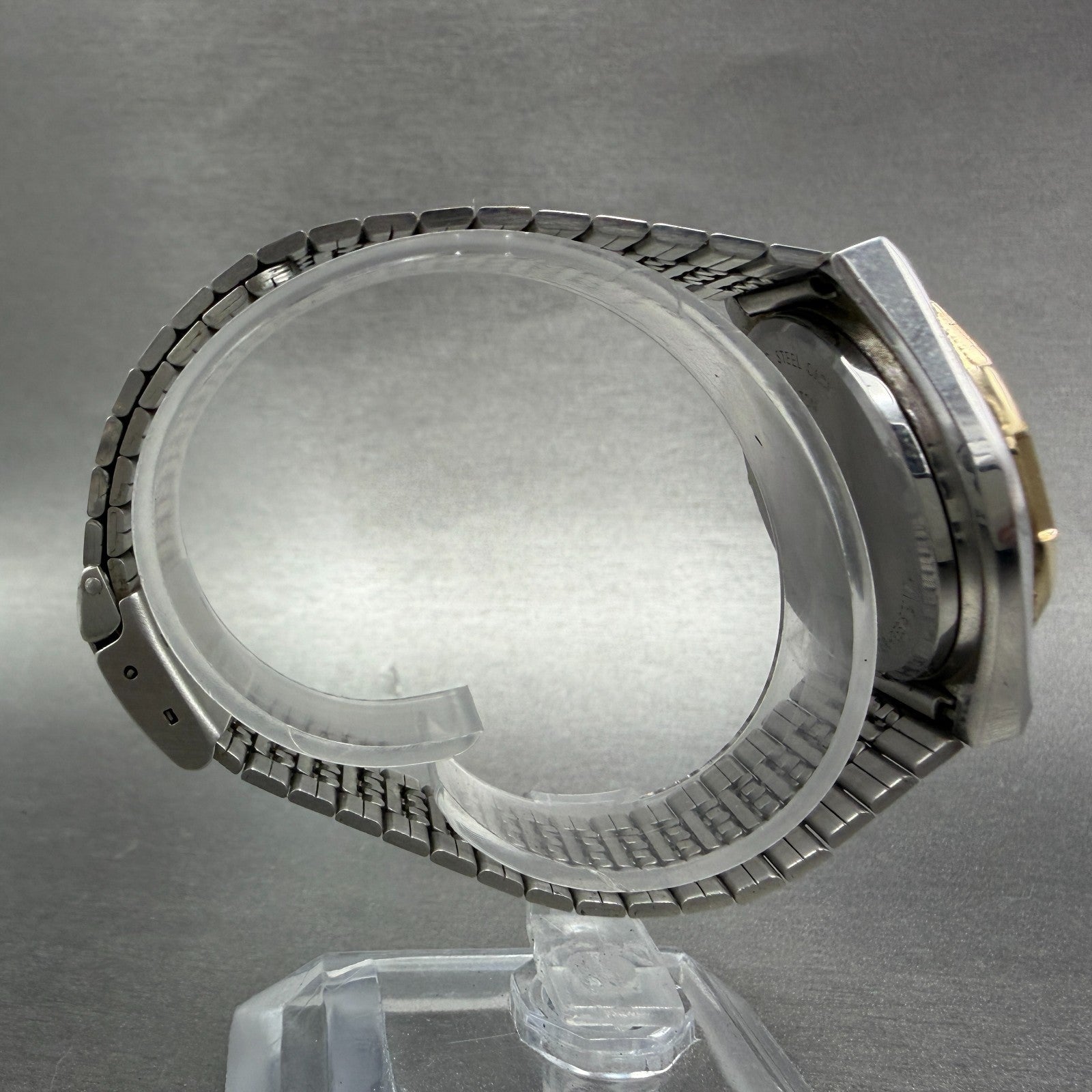 Hamilton Watch Men 35mm Silver Dial Two Tone Daydate Round 907880 PARTS9