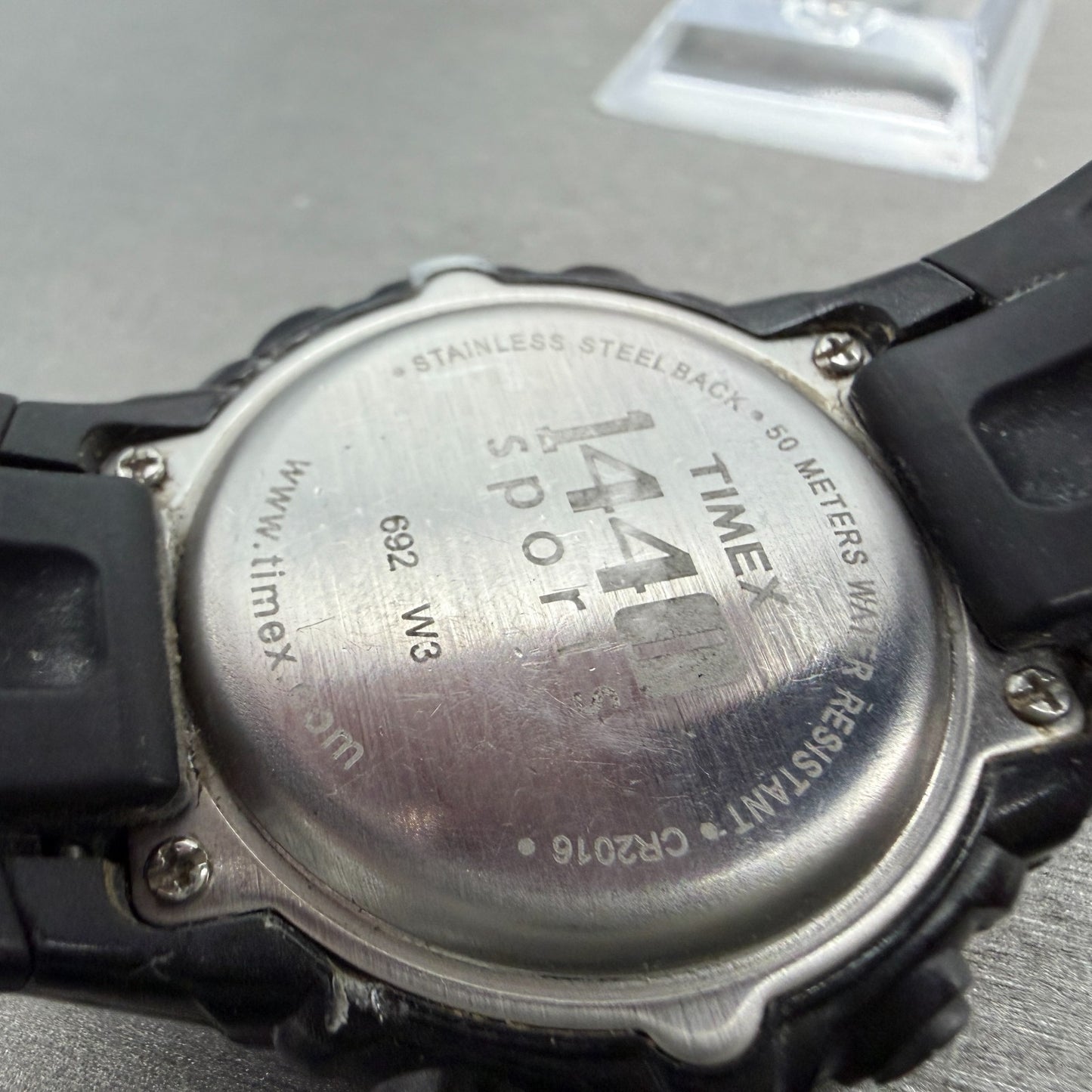 Timex 1440 Sports Watch Men 43mm Digital Black Alarm Chronograph New Battery9