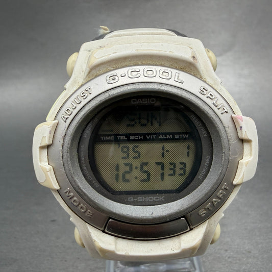 Casio G-Shock GT-008 Watch Men 47mm Digital White Alarm Chrono New Battery0
