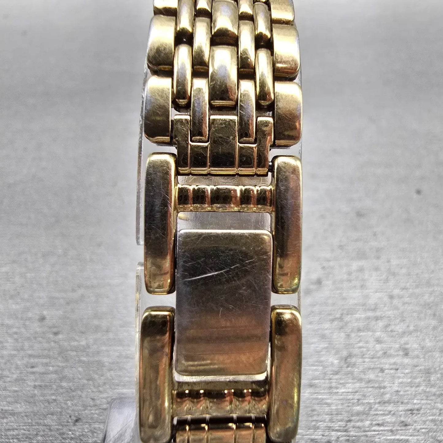 Citizen Watch Women 14mm Gold Dial Gold Tone Rectangle 5421-K10821 New Battery G7