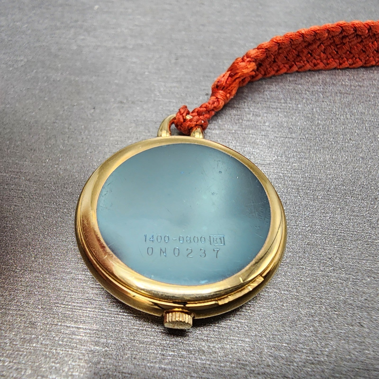 Seiko Pocket Watch Women 27mm Champagne Dial Gold Tone 14000800 New Battery10