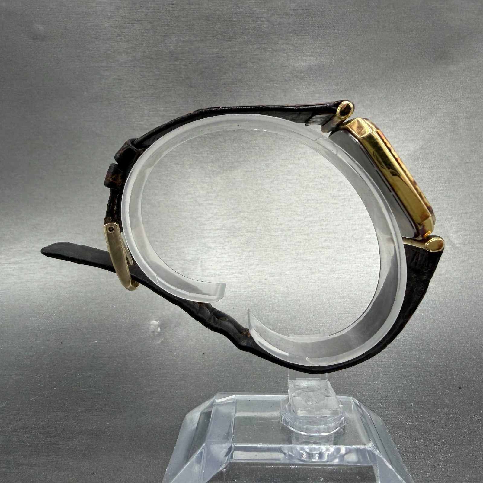 Seiko Tank Watch Men 28mm Champagne Dial Gold Tone 7431-5130 New Battery Vintage8