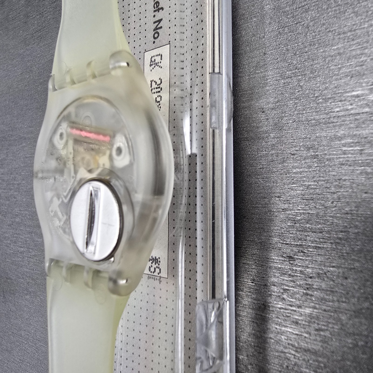 Swatch Olympic Sport Edition Watch Men 34mm Transparent GK209ST New Battery NOS11