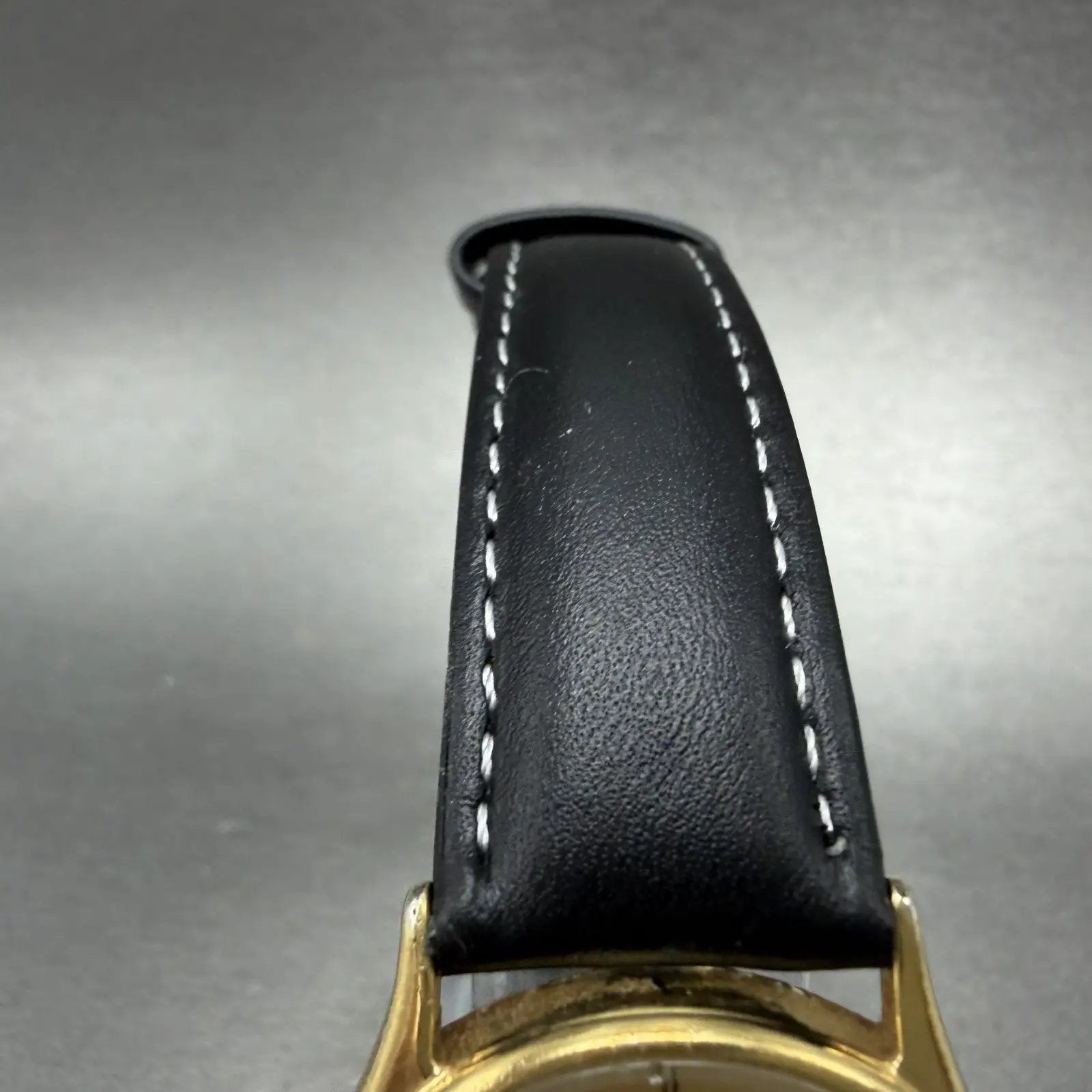 Seiko Watch Men 32mm Champagne Dial Gold Tone Round  8620-0019 New Battery VTG4