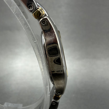 Seiko Watch Women 16mm White Dial Two Tone Oval VTG 1N010CT0 New Battery3