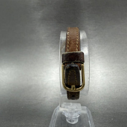 Citizen CQ Watch Women 19mm Champagne Dial Gold Tone Oval 5930-K00845 New Batt7