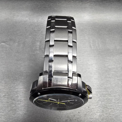 Pulsar Chronograph Watch Men 47mm Black Dial Two Tone Date VD53-X112 New Battery4