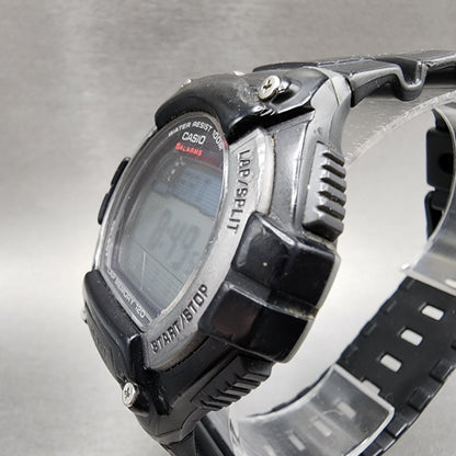 Casio WS220 Watch Men 50mm Digital Black Tone Alarm Chrono Solar PARTS3