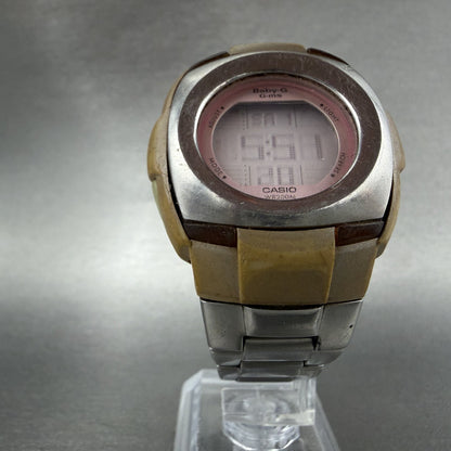 Casio Baby-G Watch Women 38mm Digital Alarm Chrono Round MSG-171D New Battery5