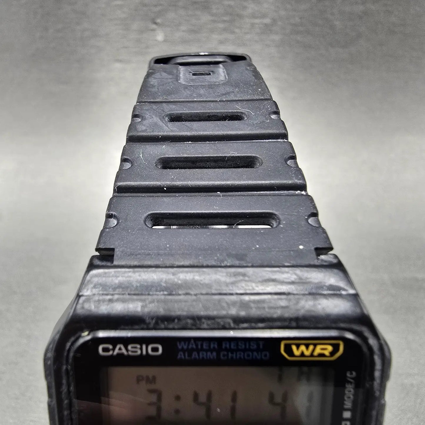 Casio Calculator CA-53W Watch Men 34mm Black Alarm Chronograph New Battery AB4