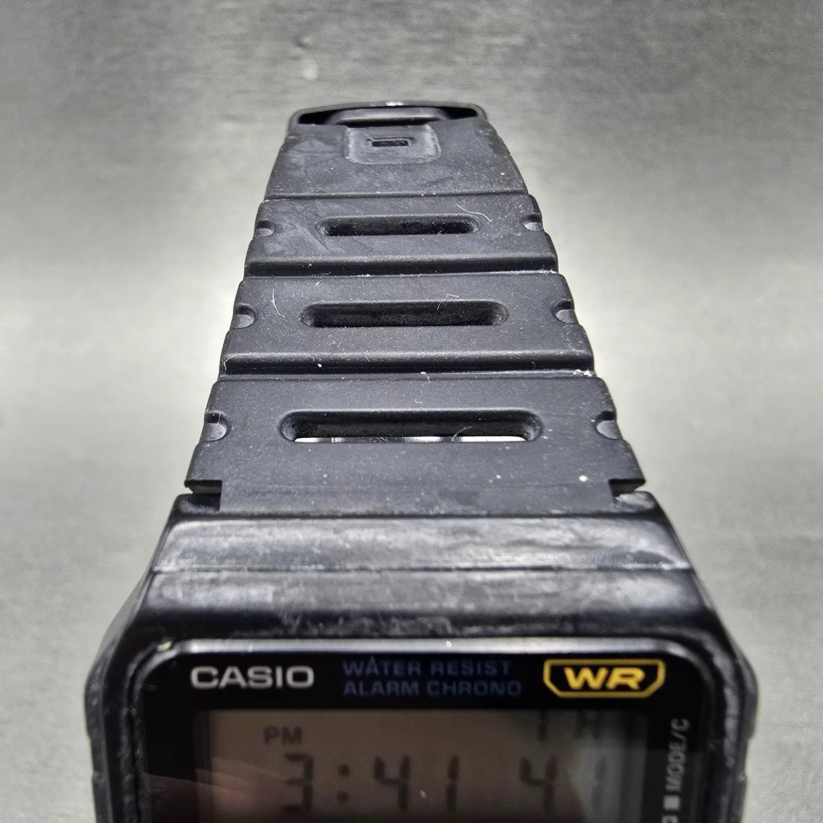 Casio Calculator CA-53W Watch Men 34mm Black Alarm Chronograph New Battery AB4
