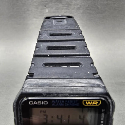 Casio Calculator CA-53W Watch Men 34mm Black Alarm Chronograph New Battery AB4