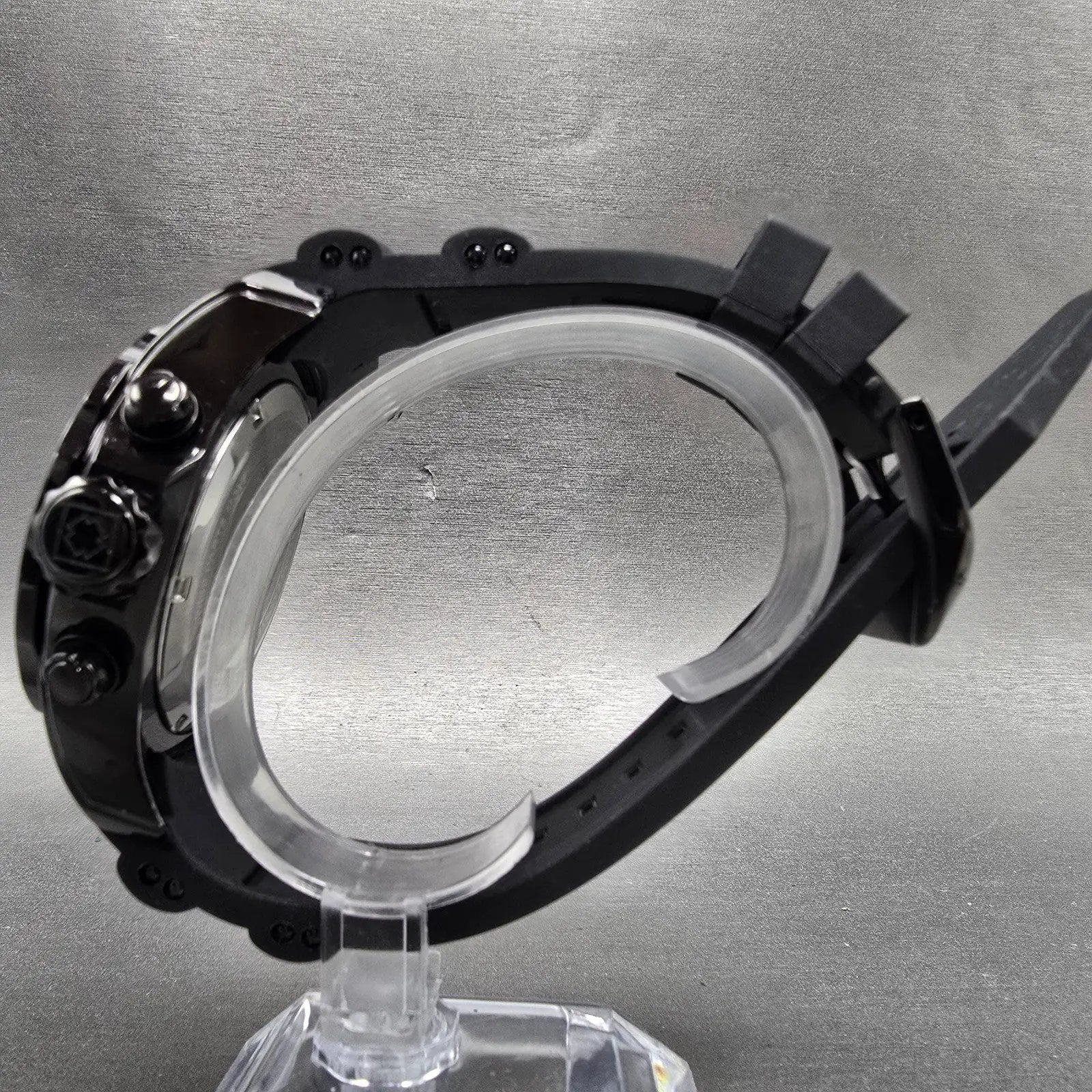 Invicta Pro Diver Chronograph Watch Men 48mm Black Dial Black Tone 6986 New Batt6