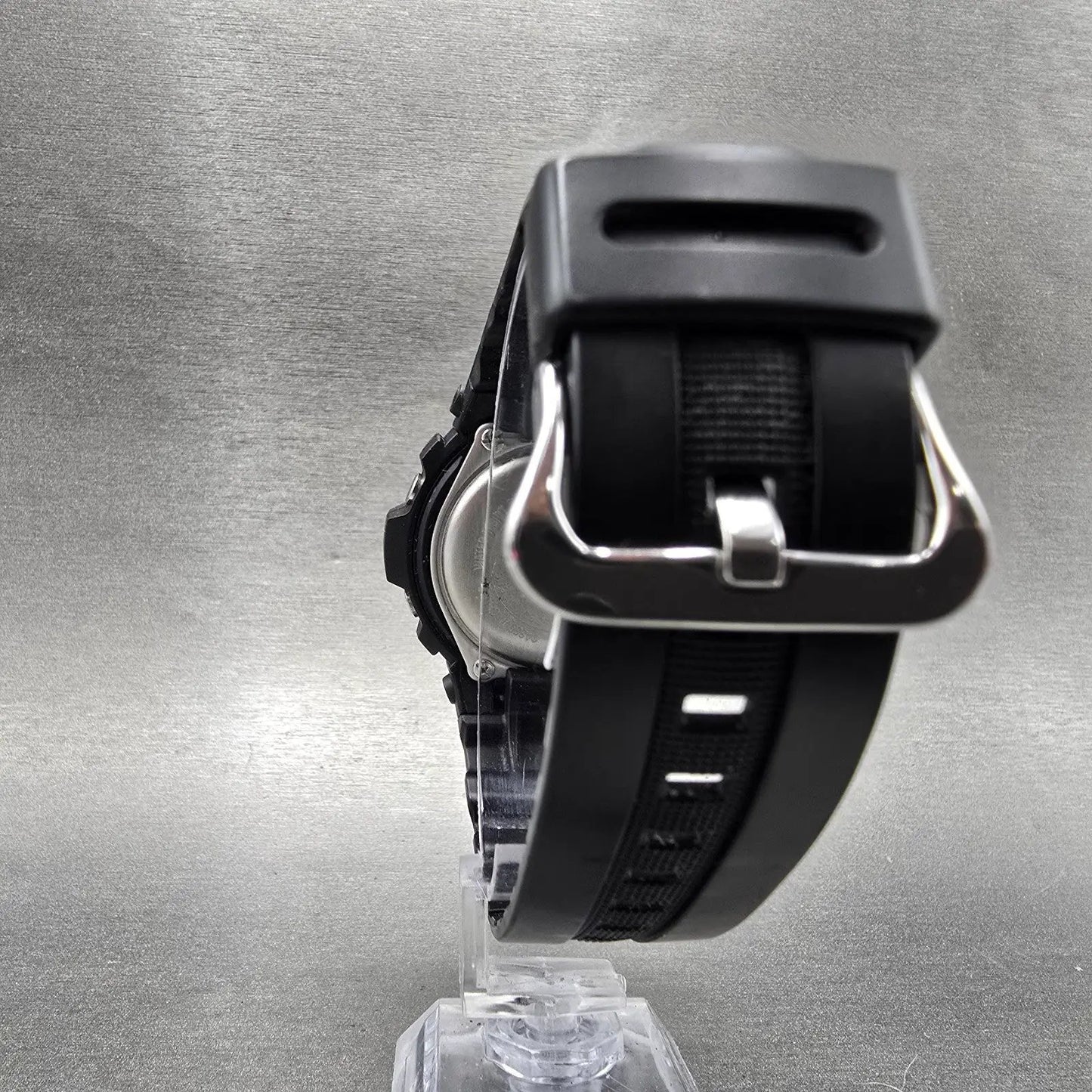 Casio G-Shock AWG-M100A Watch Men 47mm Black Blue Alarm Chrono Solar Works7