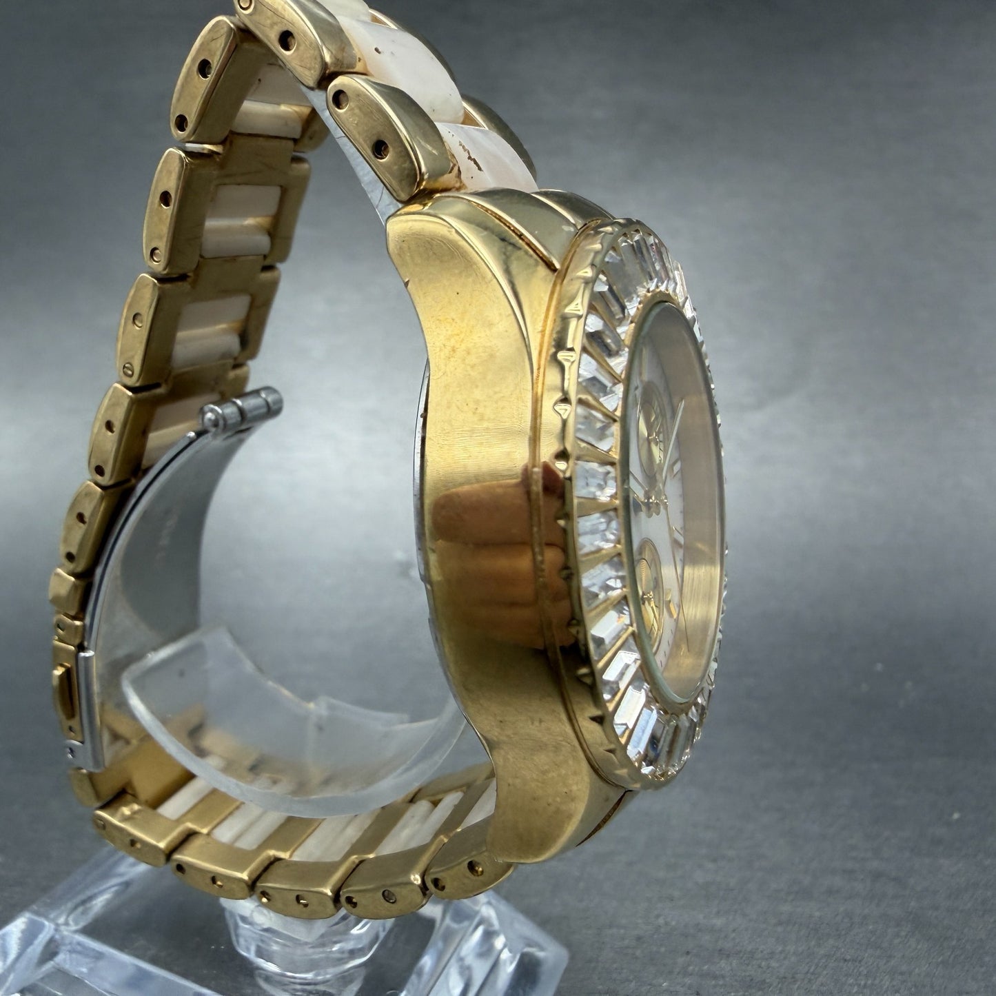 Invicta Angel Watch Women 38mm MOP Dial Gold Toe Daydate Round 29084 New Battery3