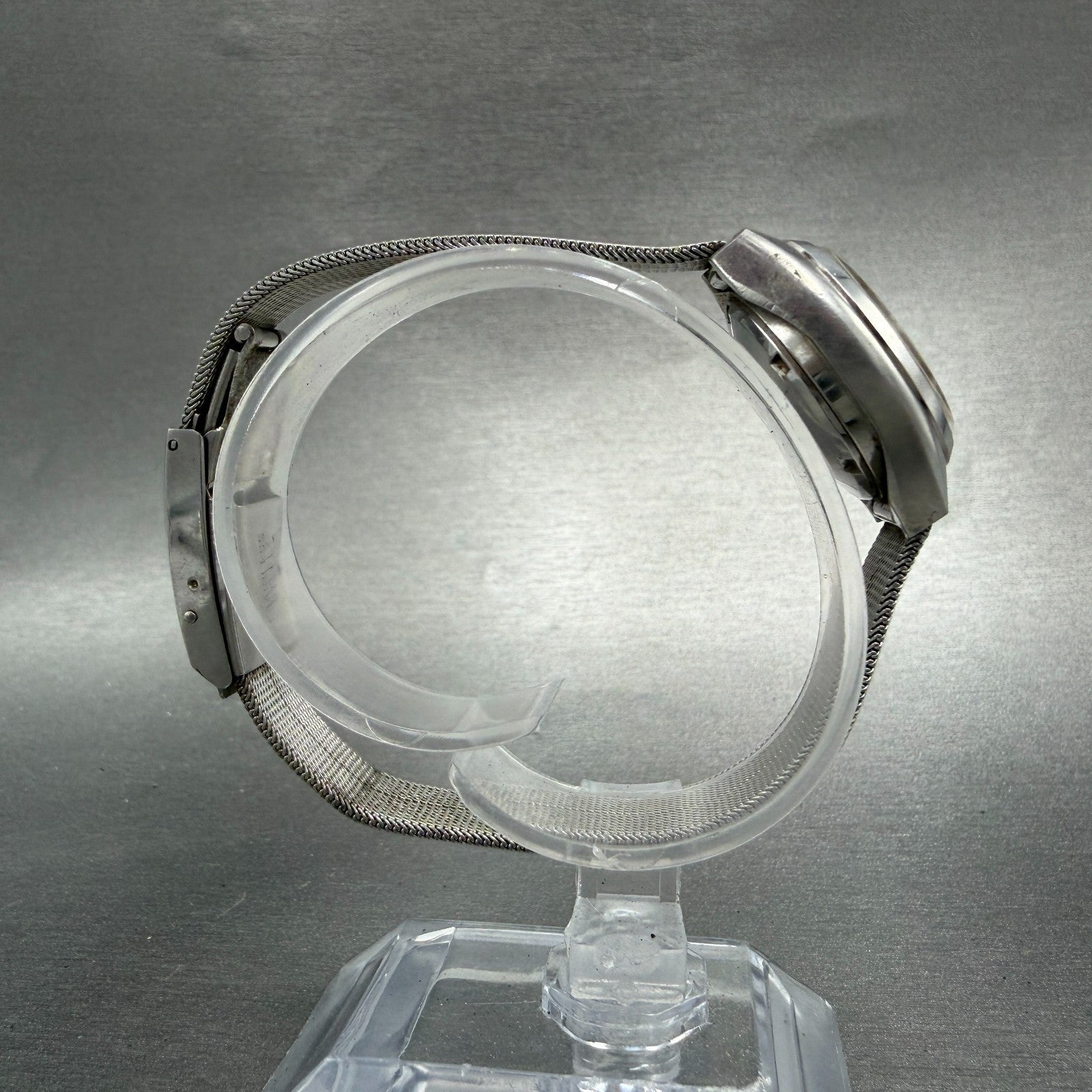 Seiko Automatic Watch Women 24mm Green Dial Silver Tone Daydate 2706-7040 Runs8