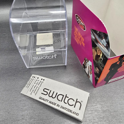 Swatch James Bond The Man with the Golden Gun Watch Men 34mm GB210 New Batt NOS10