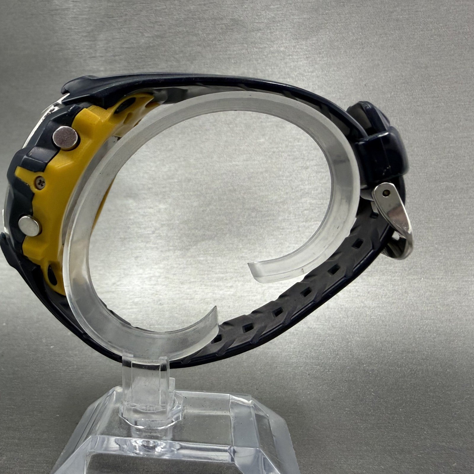 Casio GShock G3011 Watch Men 46mm Digital Blue Yellow Alarm Chrono New Battery6