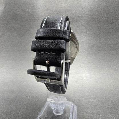 Victorinox Swiss Army Garrison Watch Women 34mm Black Dial Steel Date New Batt P7