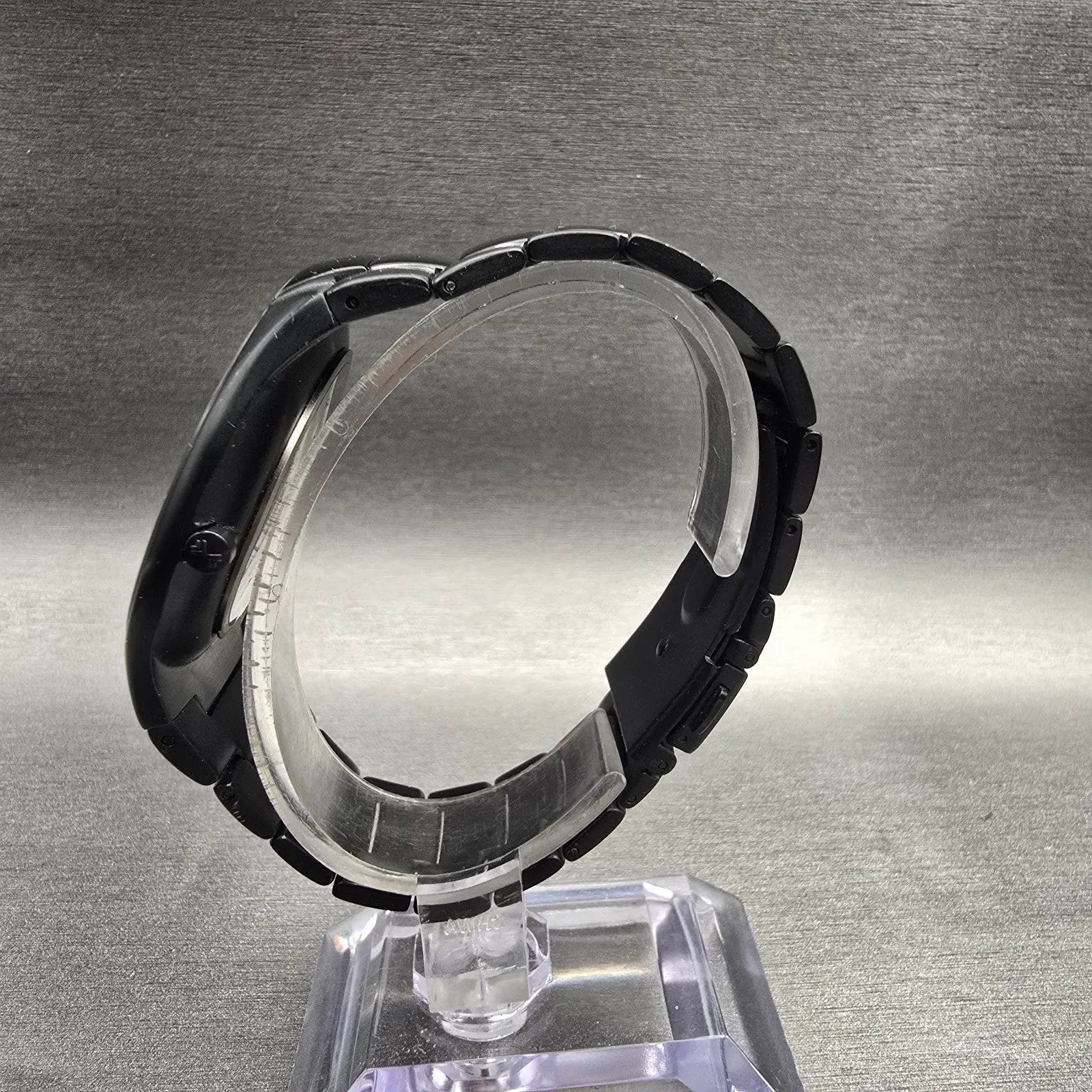 Skagen Watch Men 41mm Black Dial Titanium Date Round SKW6031 New Battery6