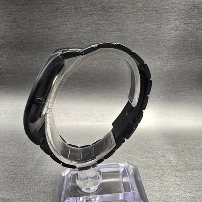Skagen Watch Men 41mm Black Dial Titanium Date Round SKW6031 New Battery6