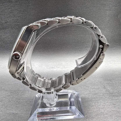 Fossil Arkitekt Watch Men 38mm Silver Dial Silver Tone Date FS-4380 New Battery6