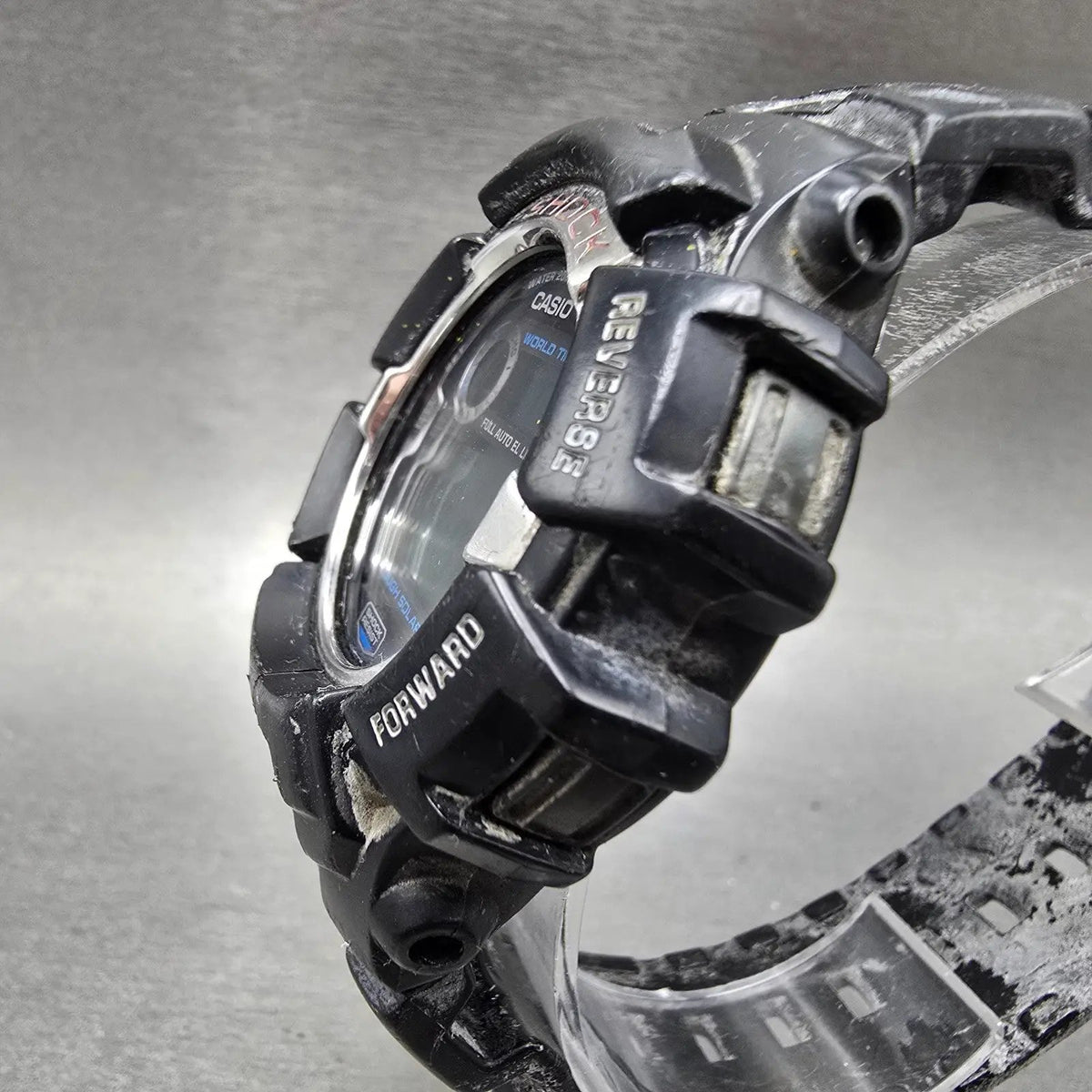 Casio G-Shock G-2310R Watch Men 47mm Digital Black Alarm Chrono Works Solar ABD3
