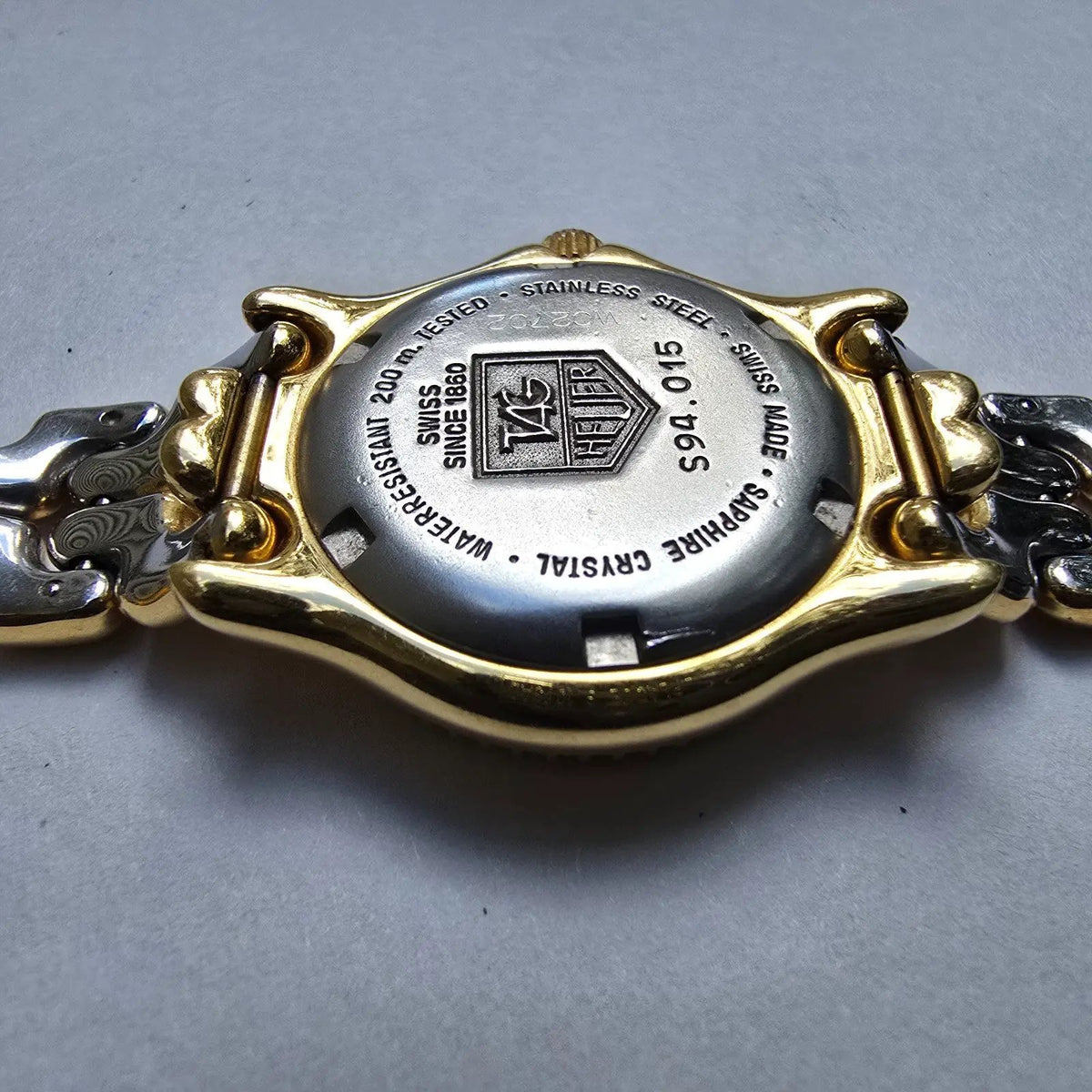 Teg Heuer Professional 200 Watch Women 29mm Cream Dial Gold Tone S94.015 PARTS8