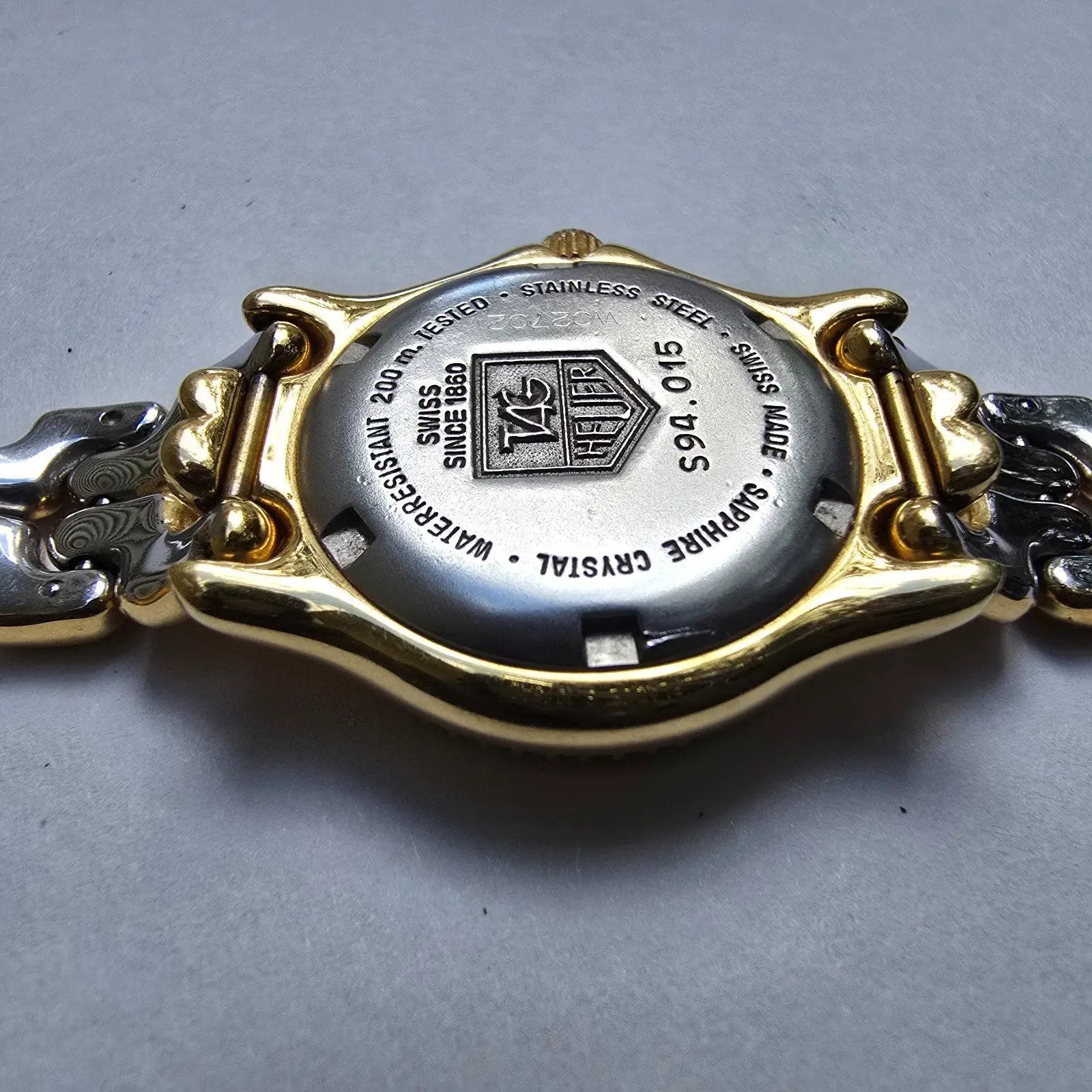 Teg Heuer Professional 200 Watch Women 29mm Cream Dial Gold Tone S94.015 PARTS8